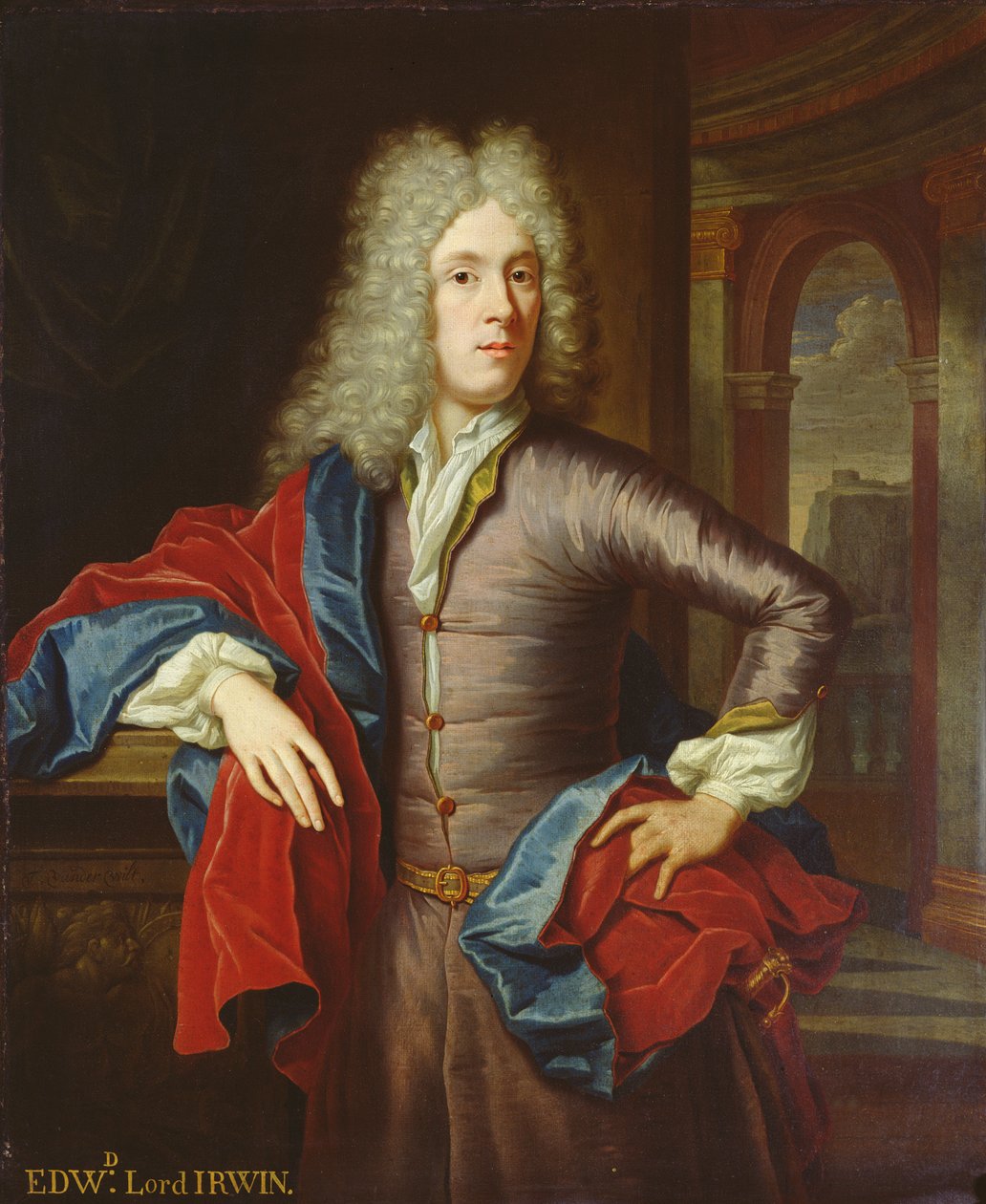 Portrett av Edward, 4. Viscount Irwin (1686-1714) (olje på lerret) av Thomas van der Wilt