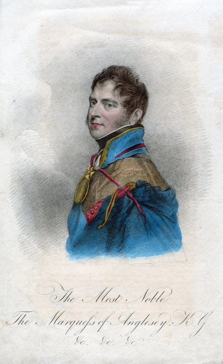 Henry William Paget, 1. markis av Anglesey, britisk soldat. av Thomson