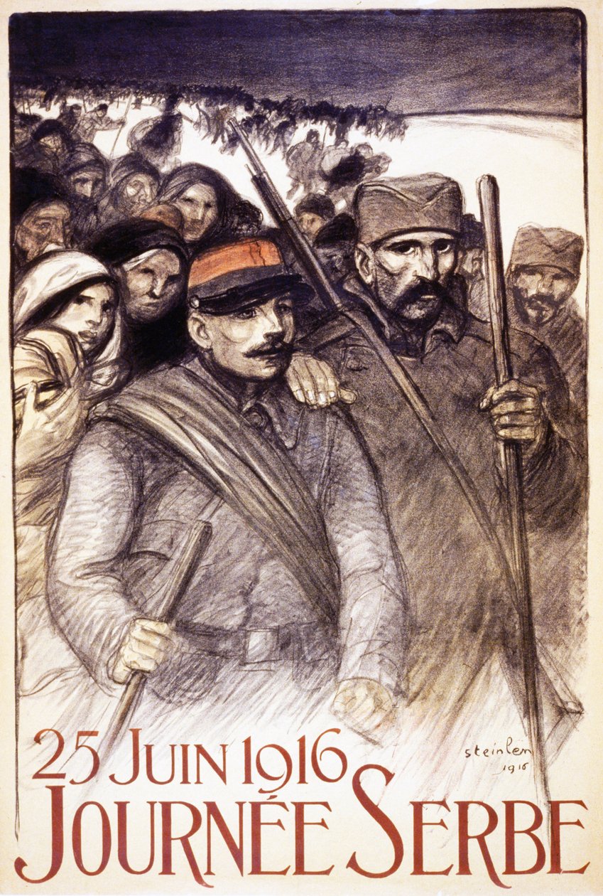Serbian Day, 1916 (se også 698977) av Théophile Alexandre Steinlen