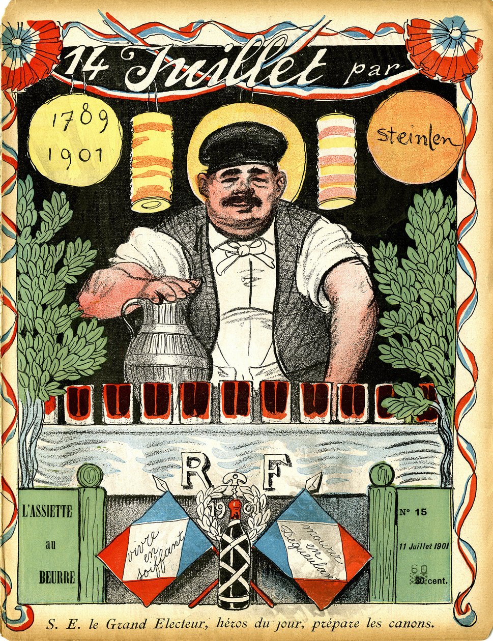 14. juli 1789 - 1901 - tegning av Theophile Alexandre Steinlen av Théophile Alexandre Steinlen