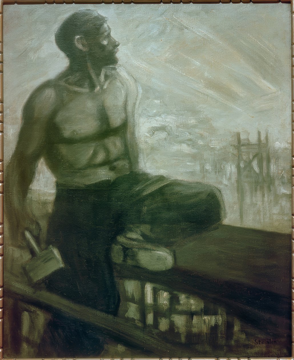 Snekkeren over havna av Théophile Alexandre Steinlen