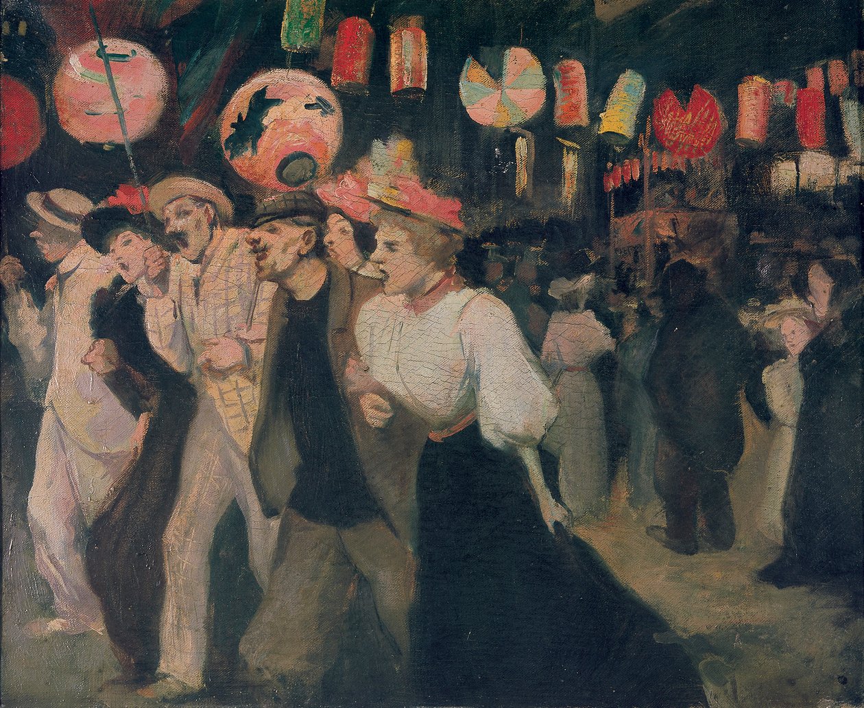 14. juli 1895 i Montmartre Montmartre, 14. juli 1895, 1895. av Théophile Alexandre Steinlen