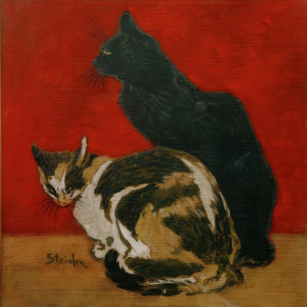Kattene av Théophile Alexandre Steinlen