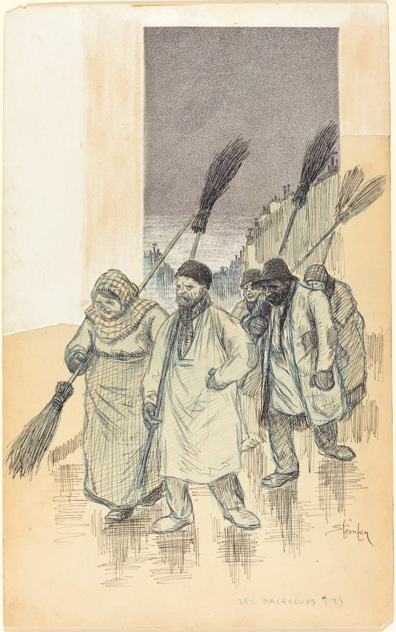 Feiemaskiner av Théophile Alexandre Steinlen