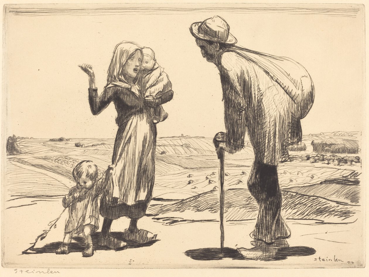The Distant City The Distant City, 1914. av Théophile Alexandre Steinlen