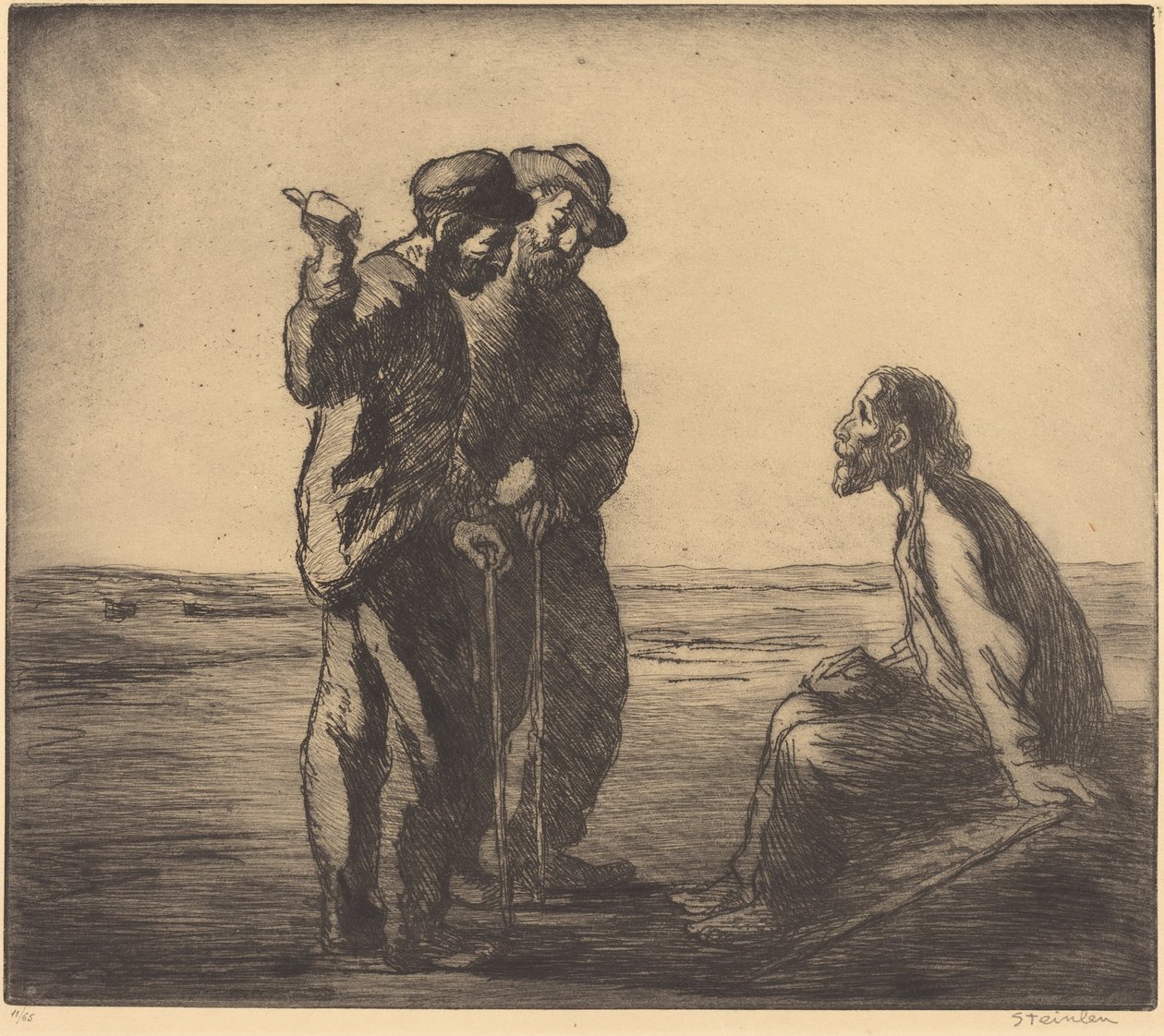 Three Companions The Three Companions, 1912. av Théophile Alexandre Steinlen