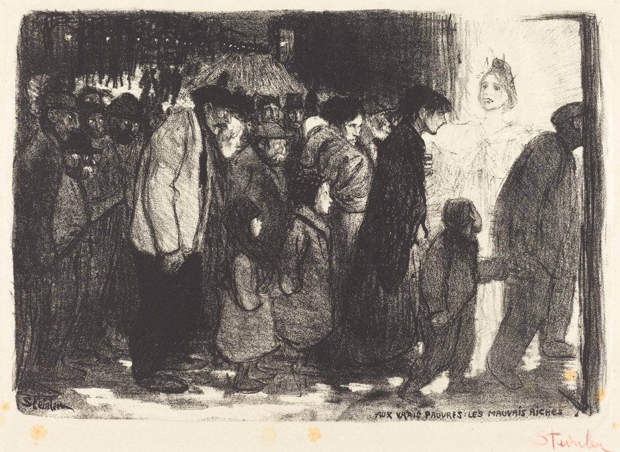 Til de sanne fattige: The Wicked Rich av Théophile Alexandre Steinlen