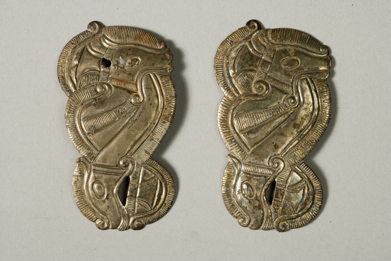 Hesteseleplaketter, sent på 4.-tidlig 3. århundre f.Kr. (sølv) av Thracian