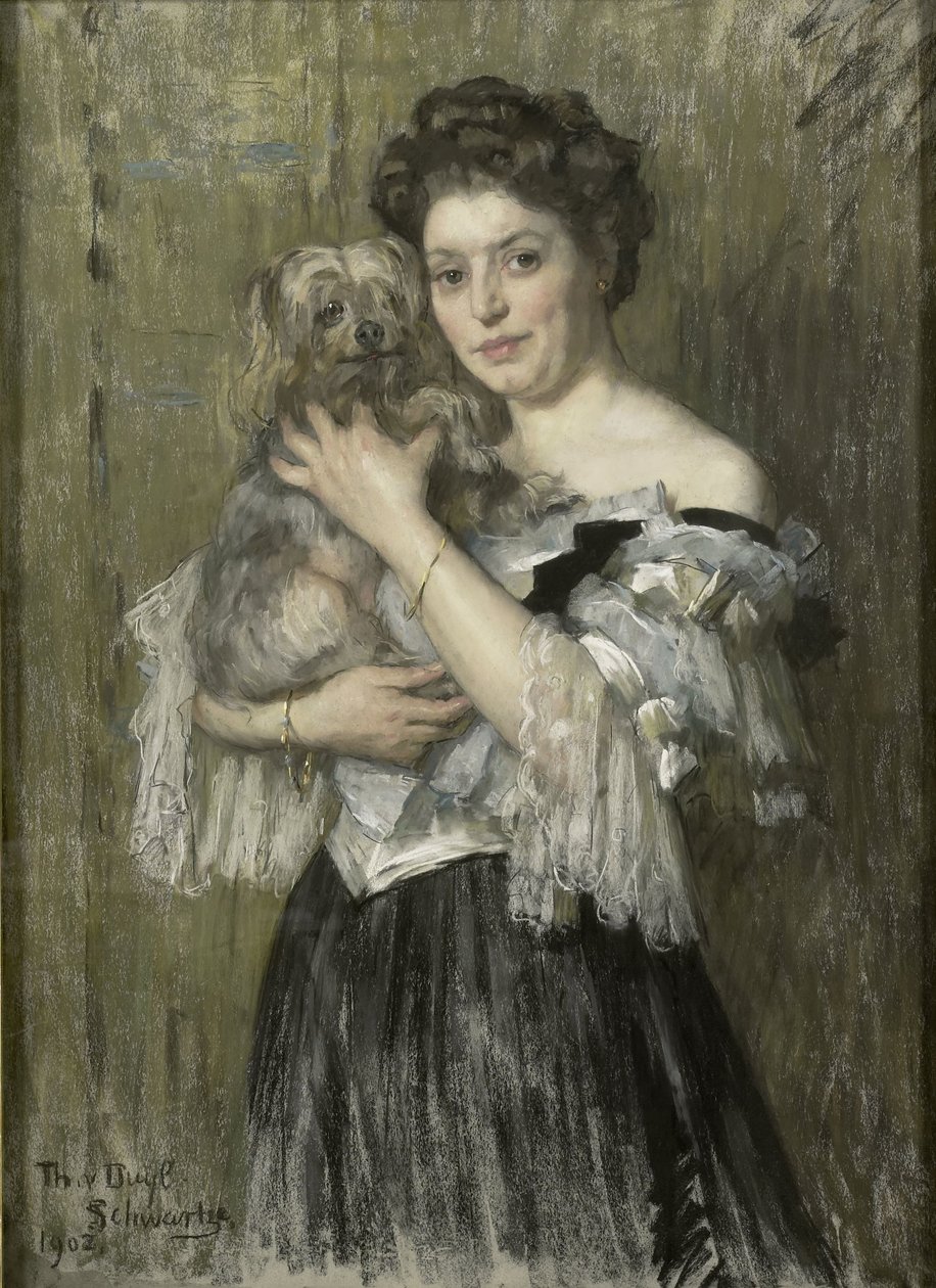 Mary Catherine Josephine Jordan (1866-1948). Kone til maleren George Hendrik Breitner av Thérèse Schwartze