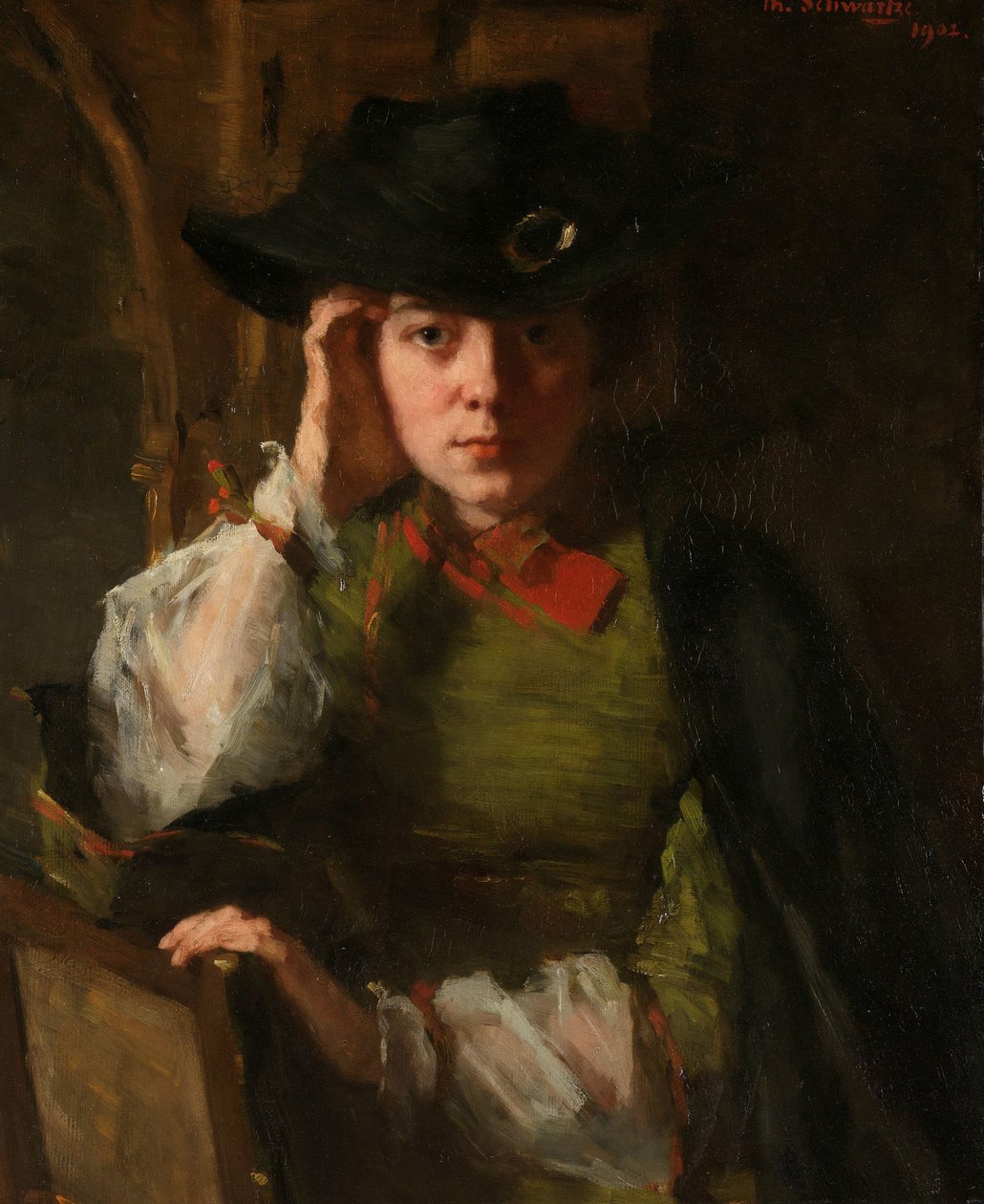 Portrett av Lizzy Ansingh av Thérèse Schwartze