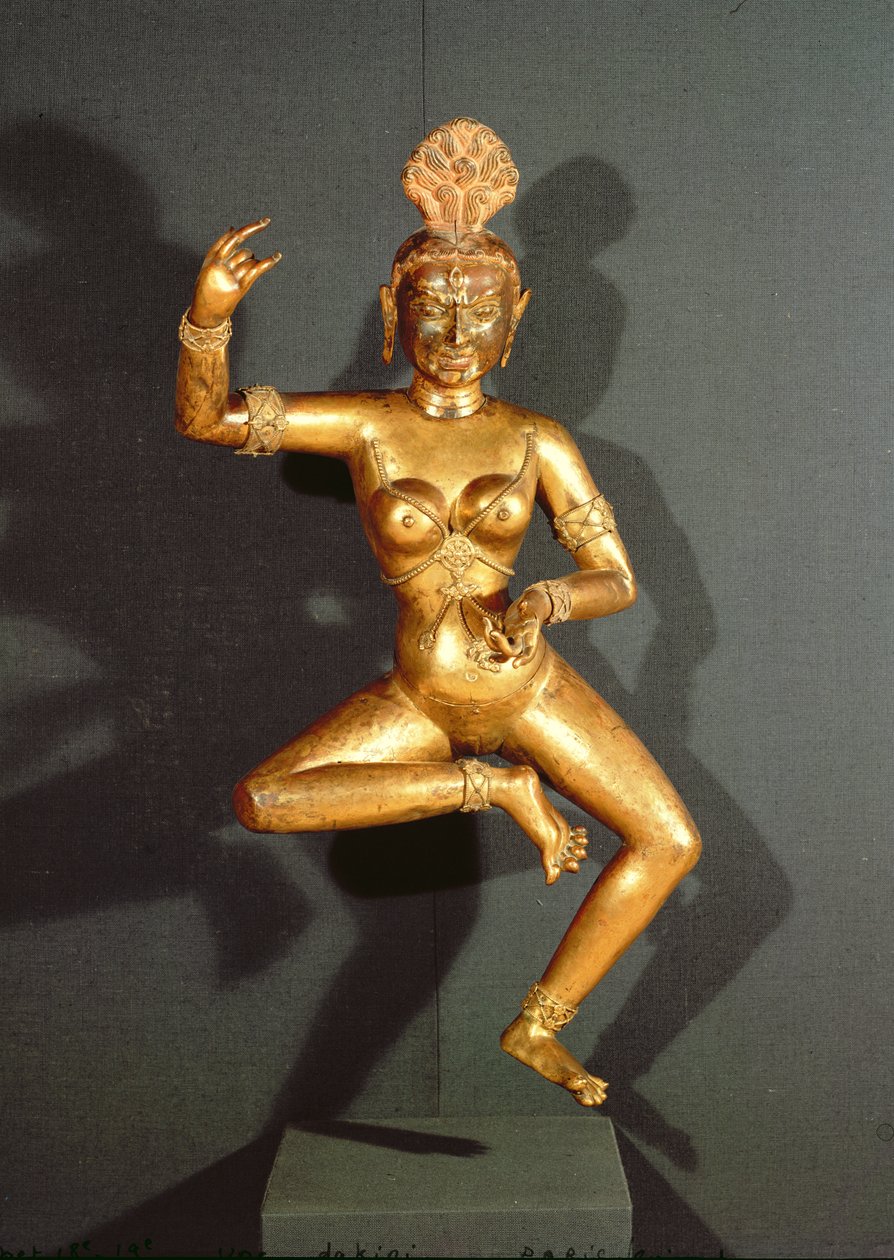 A Dakini, slutten av 1700-begynnelsen av 1800-tallet (kobber) av Tibetan School