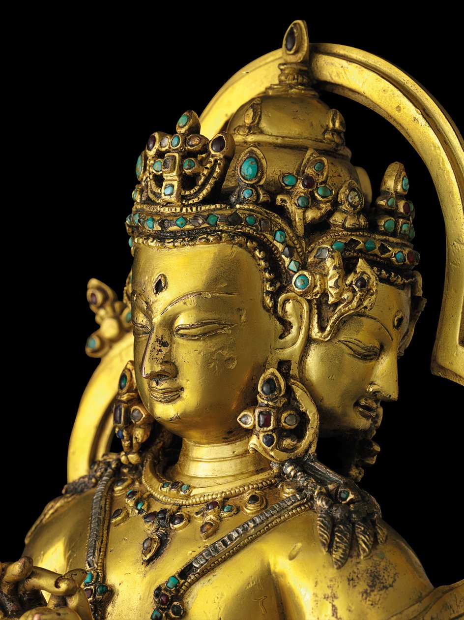 Figur av Vairochana, Densatil av Tibetan School