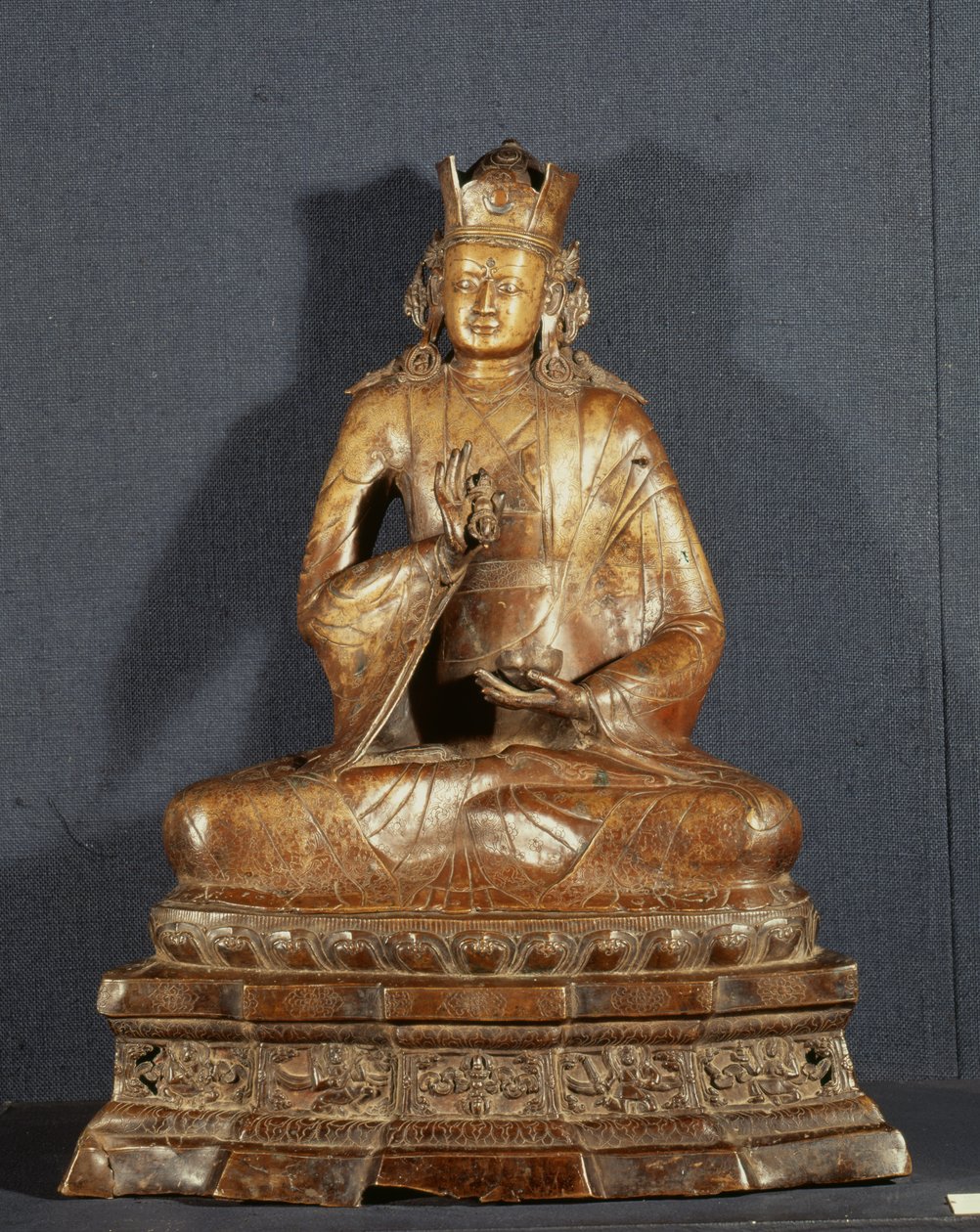 Padmasambhava (brons) av Tibetan School