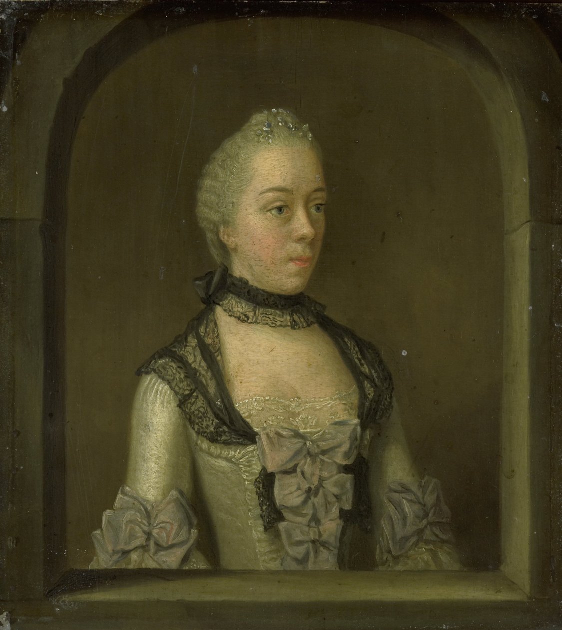 Portrett av Wilhelmina Hillegonda Schuyt, kone til Joachim Rendorp av Tibout Regters