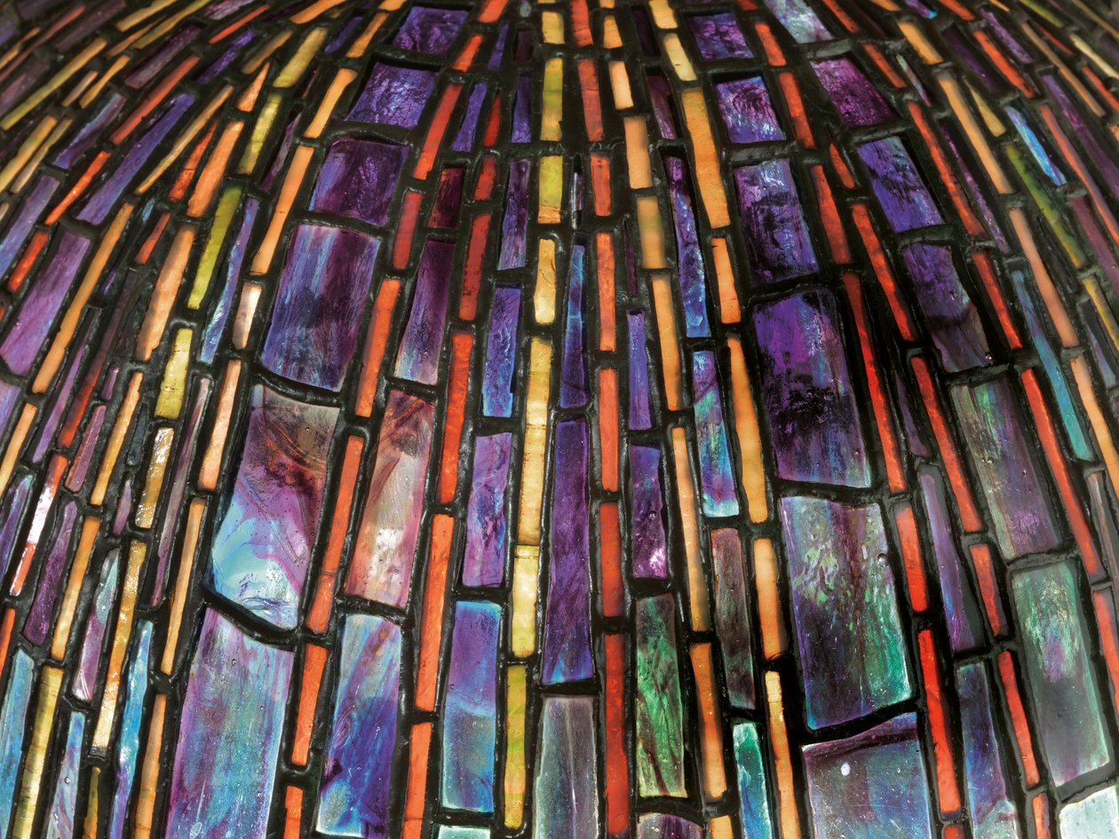 En "Pond Lily" bordlampe, ca. 1903 av Tiffany Studios