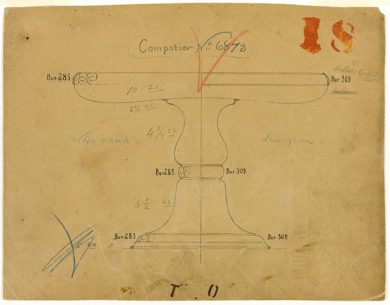 Design for kompoter nr. 6873 av Tiffany and Company