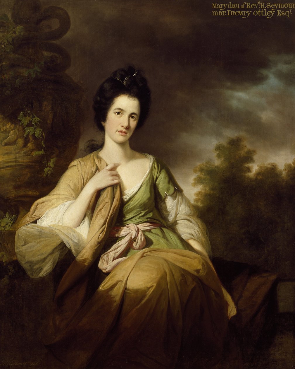 Mrs Drewry Ottley, 1768 av Tilly Kettle