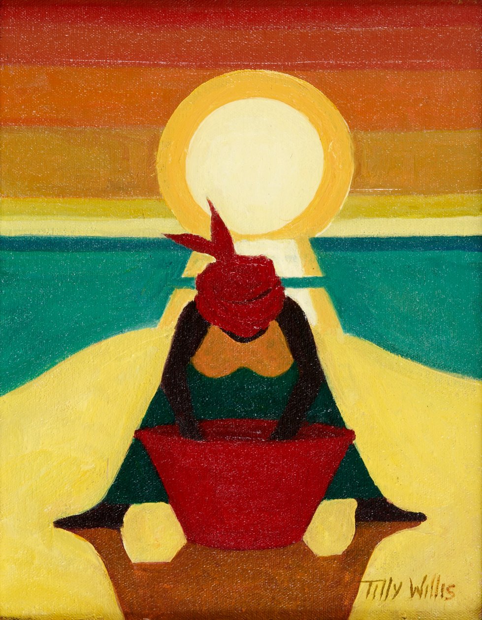Afrikansk solnedgang, 2009 av Tilly Willis