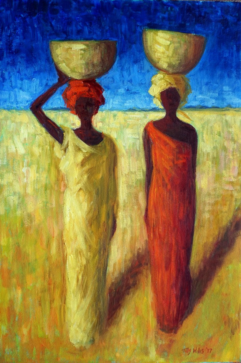 Calabash Cousins ,2017,olje av Tilly Willis