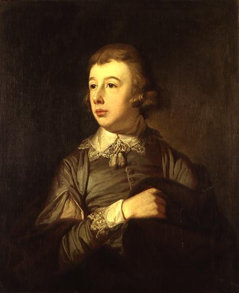 Portrait of a Boy, sies å være William Pitt, The Younger (1759-1806) (olje om bord) av Tilly Kettle