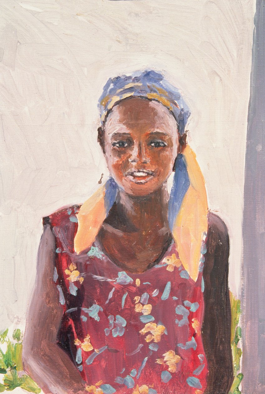 Madagaskisk jente, 1989 av Tilly Willis