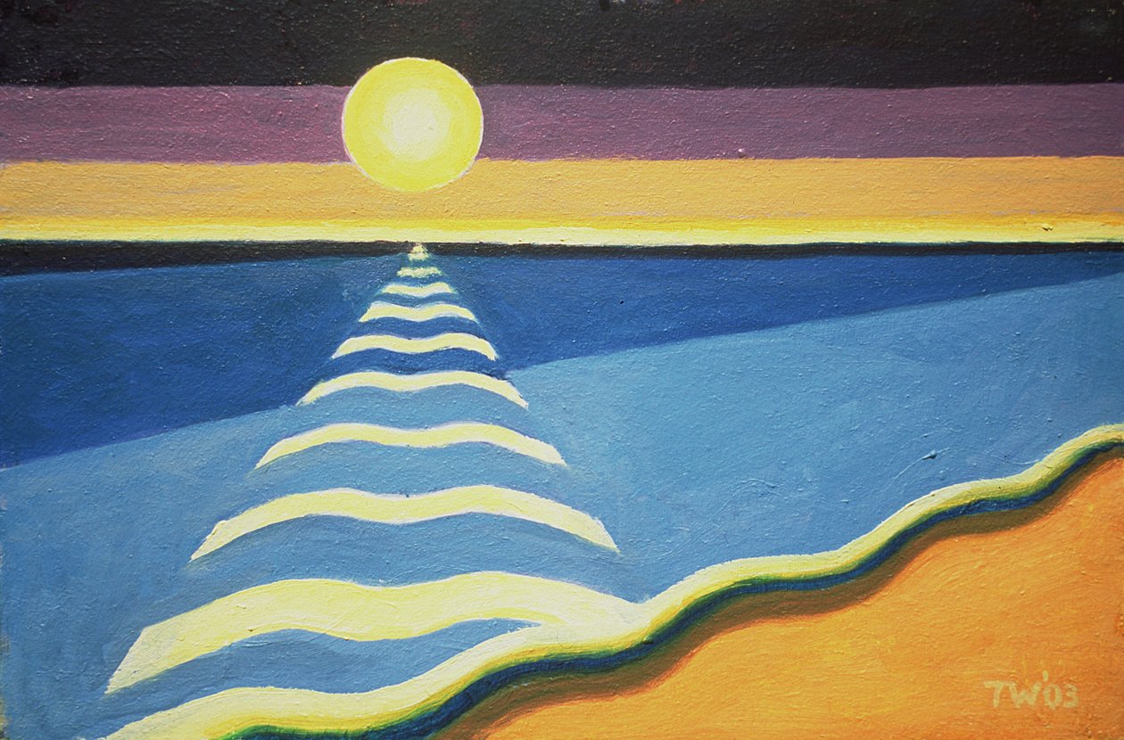 Sol, hav og sand, 2003 av Tilly Willis