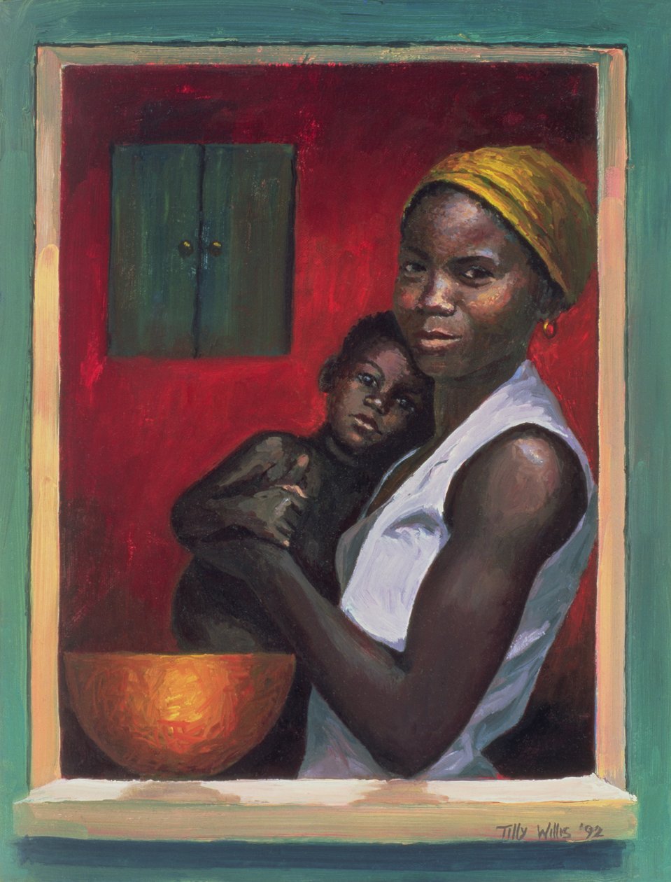 Gjennom vinduet, 1992 av Tilly Willis