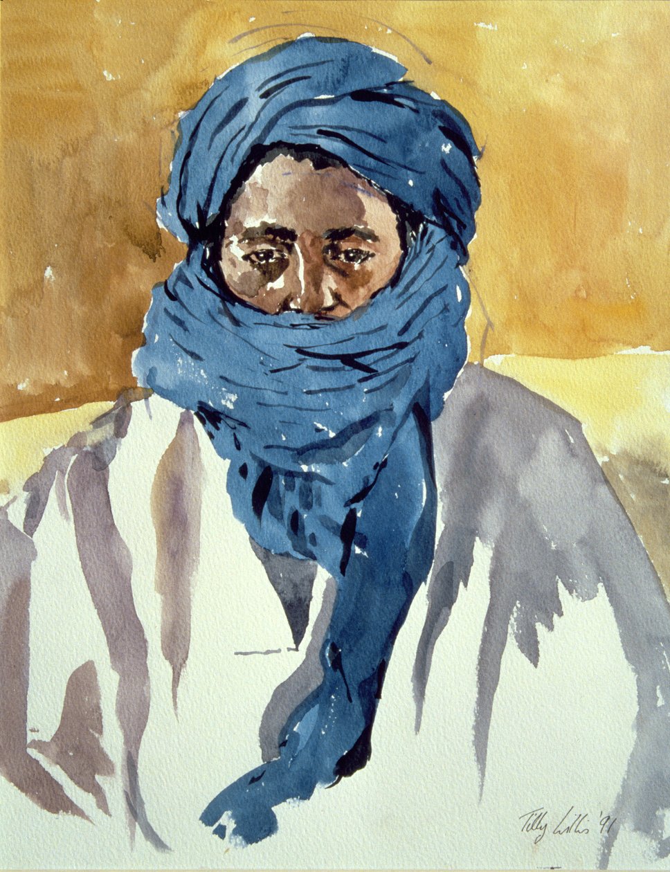 Tuareg stammemenn, Timbuktu, 1991 av Tilly Willis
