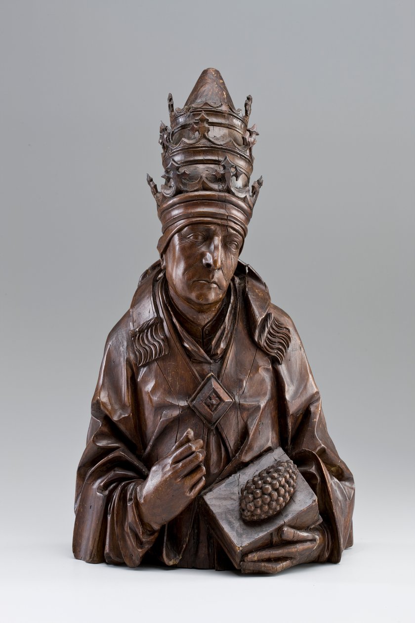Byste av Saint Urban. ca. 1500 (lindetre) av Tilman Riemenschneider
