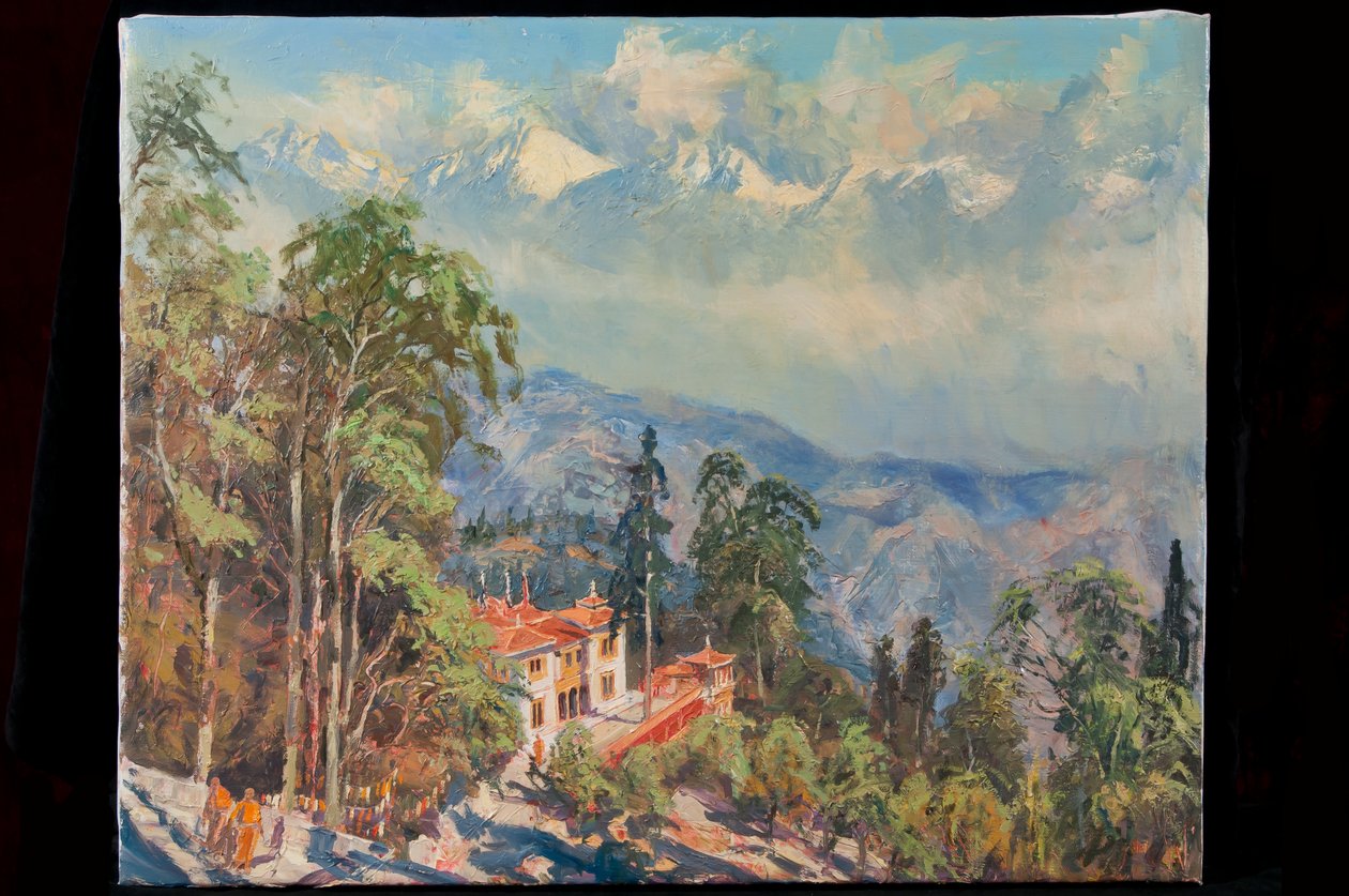 Bhutia Busty Monastery, Darjeeling av Tim Scott Bolton