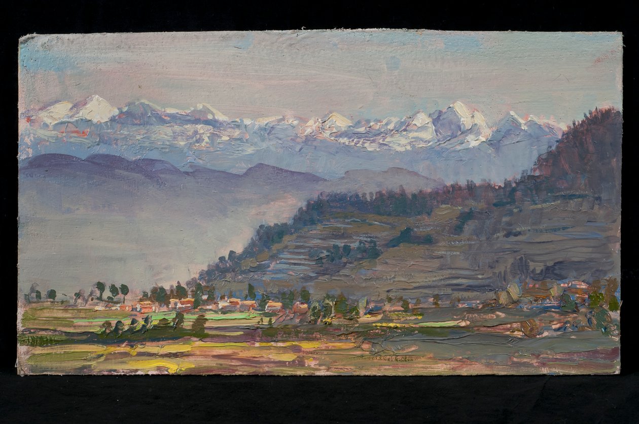 Gimash Himal fra Kathmandu-dalen av Tim Scott Bolton