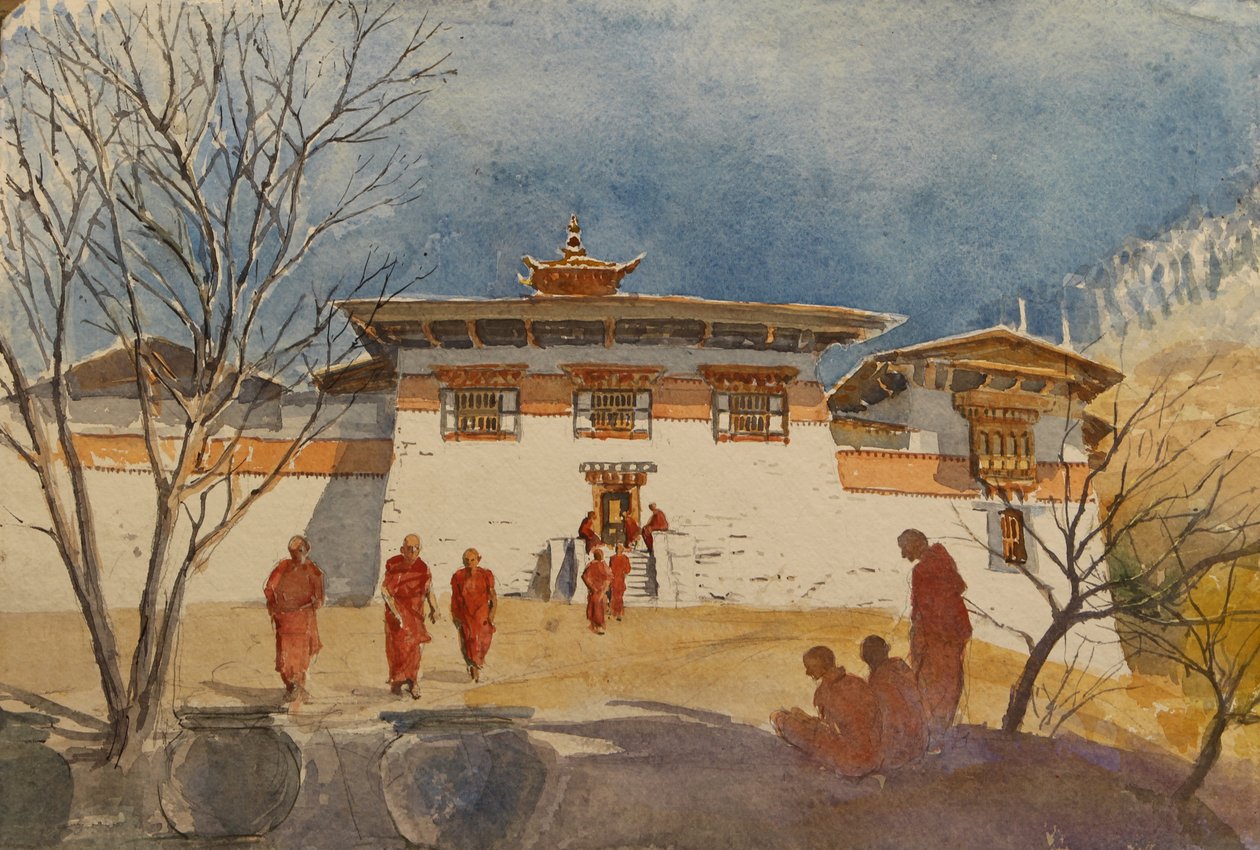 Simtokha Dzong av Tim Scott Bolton