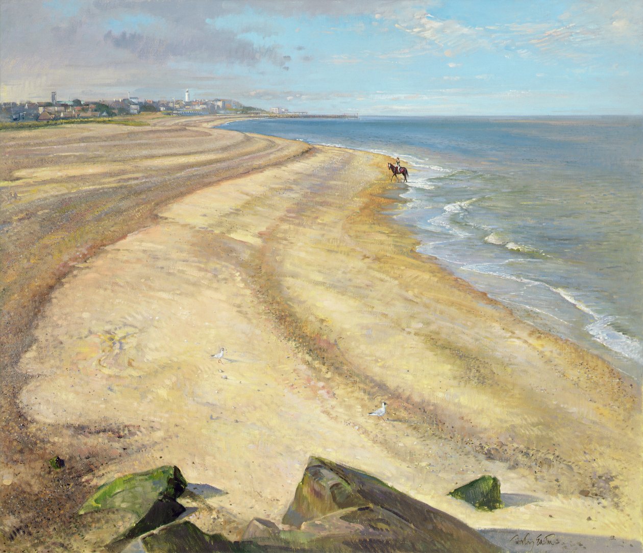 Strandkurve mot Southwold av Timothy Easton