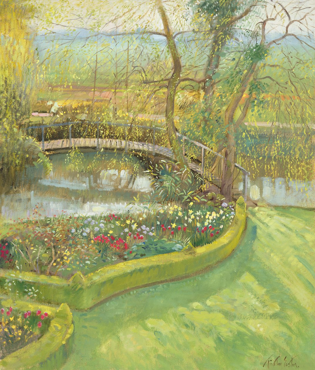 Bro over Willow, Bedfield av Timothy Easton