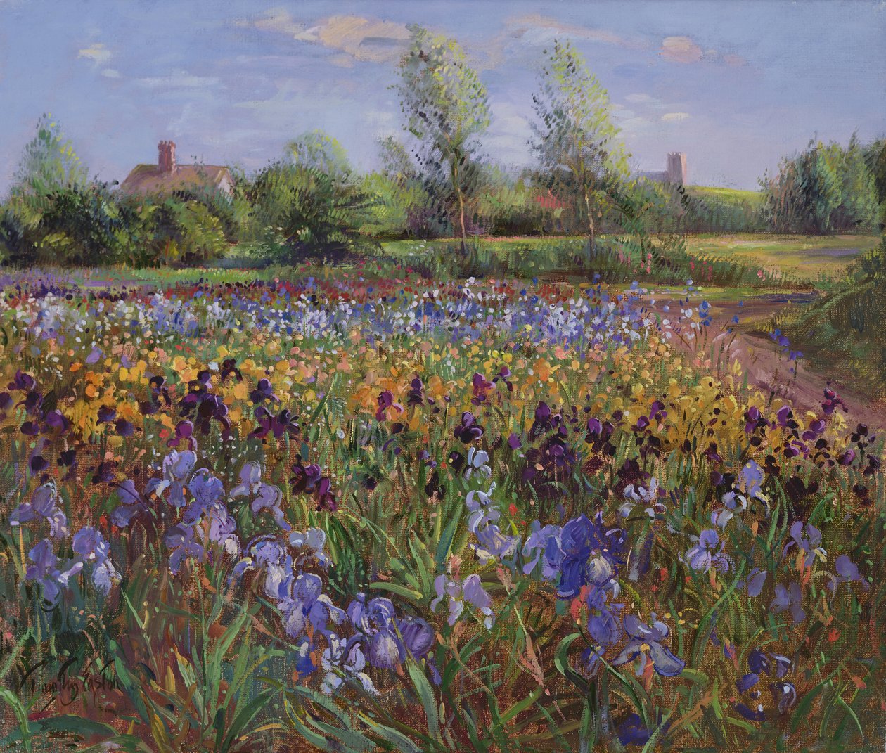 Iris og Burgate Green av Timothy Easton