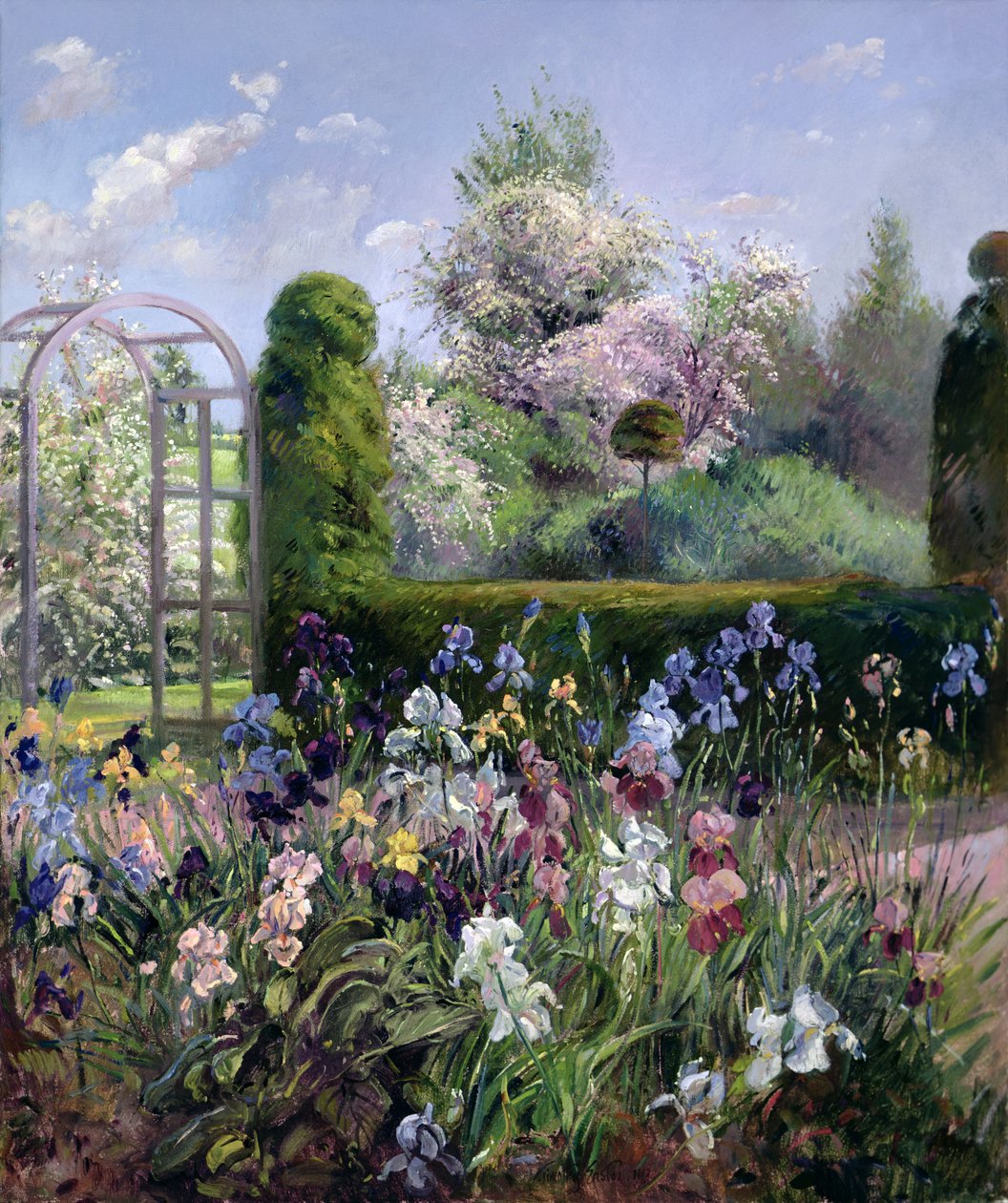 Iriser i de formelle hagene, 1993 av Timothy Easton