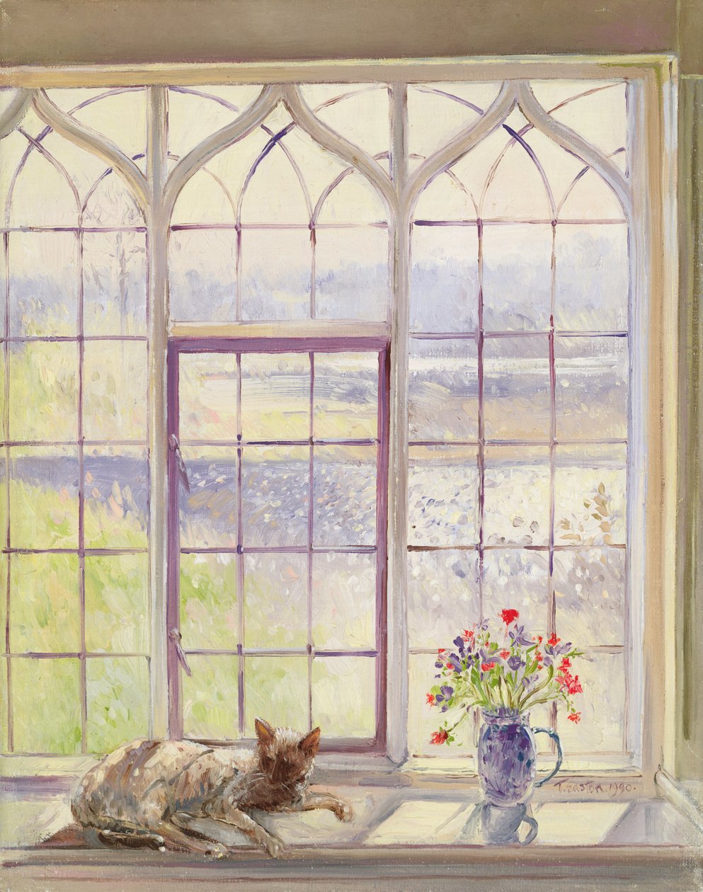 Sovende med anemoner av Timothy Easton