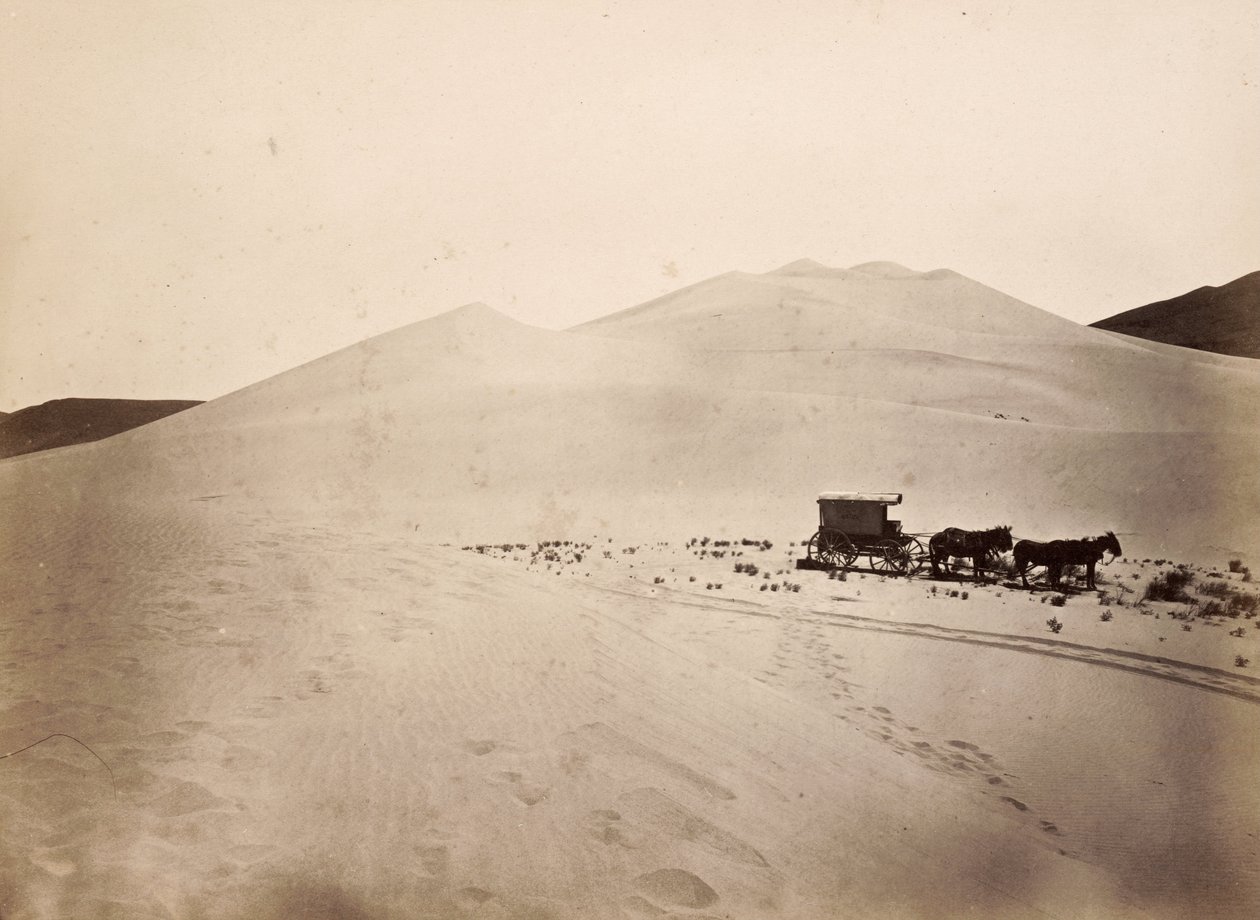 Sanddyner, Carson Desert, Nevada av Timothy H. OSullivan