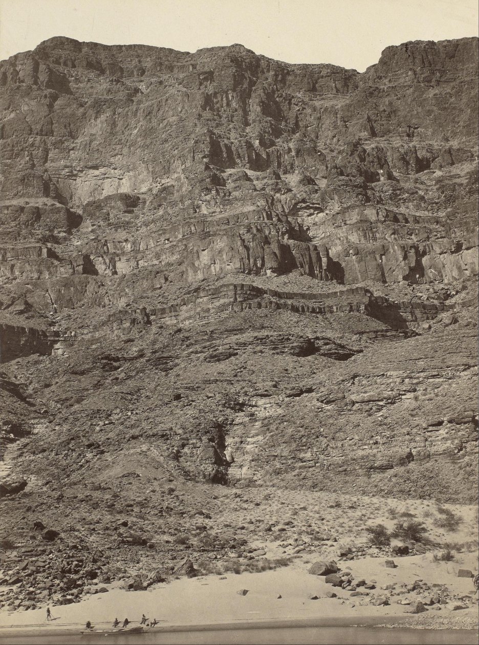 Vegg i Grand Canyon, Colorado River av Timothy H. OSullivan