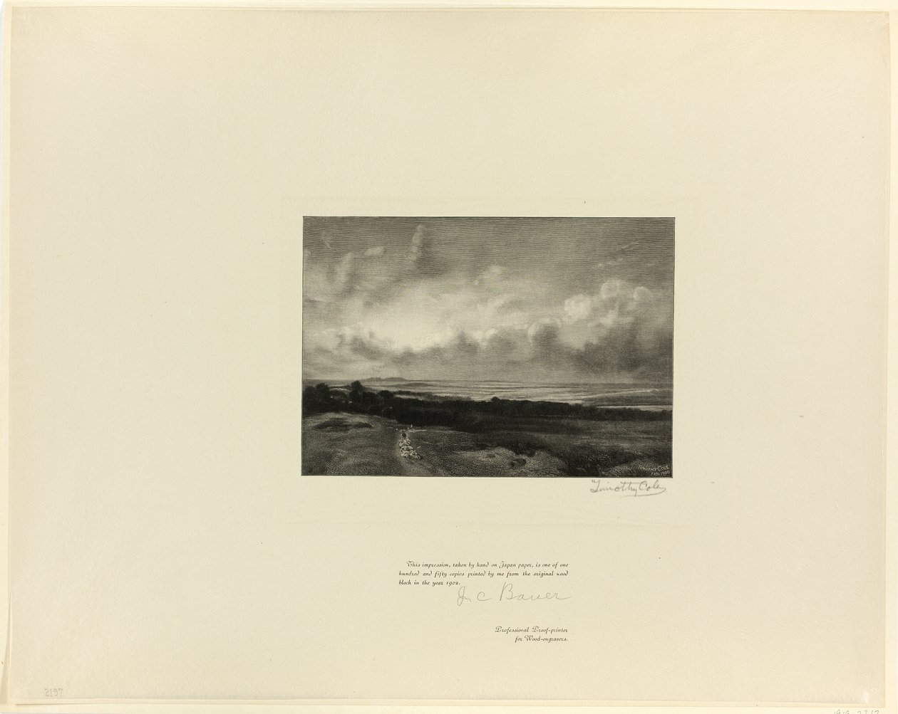Hampstead Heath, fra Old English Masters av Timothy Cole