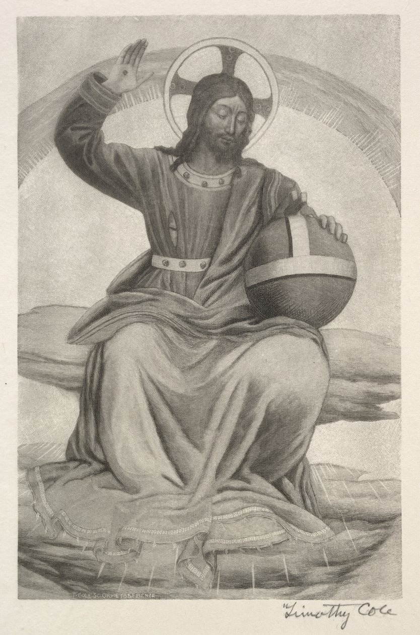 Gamle italienske mestere: Kristus på tronen, 1888-1892. av Timothy Cole