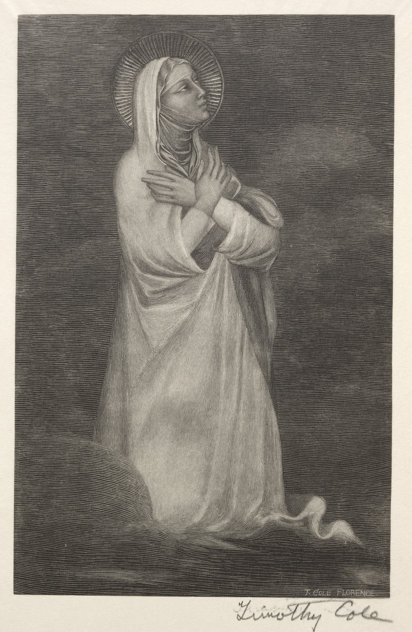 Gamle italienske mestere: Jomfruens figur, 1888-1892. av Timothy Cole