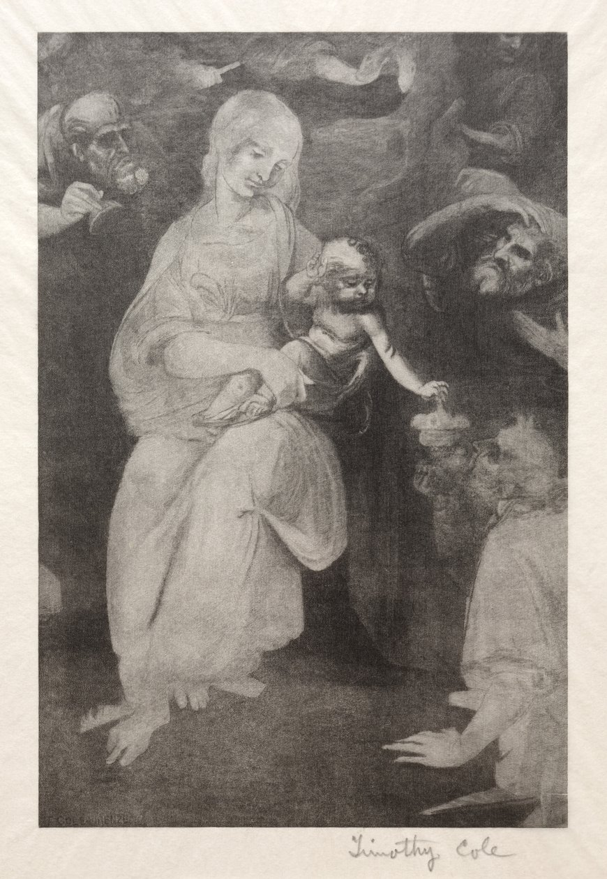 Gamle italienske mestere: Madonna og barn, 1888-1892. av Timothy Cole