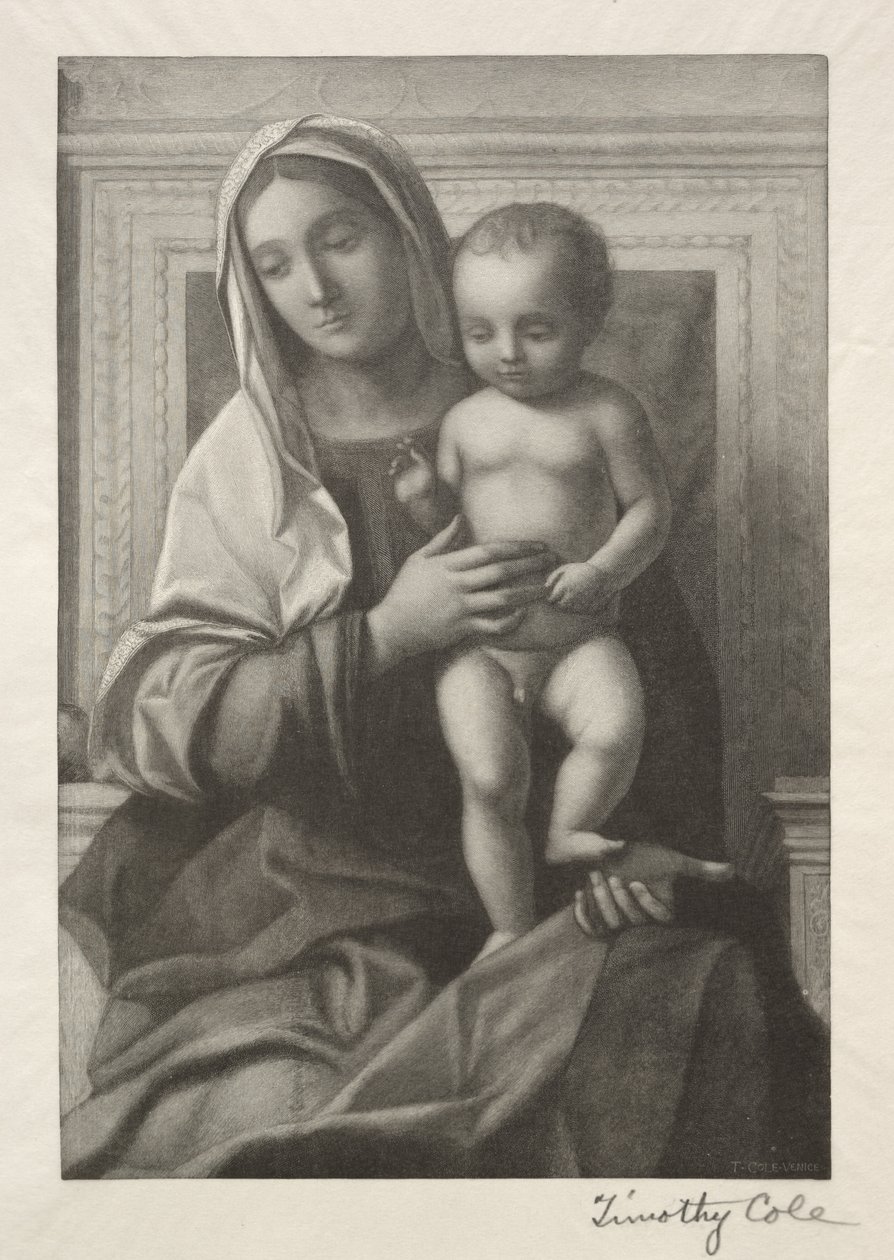Gamle italienske mestere: Madonna og barn, 1888-1892. av Timothy Cole