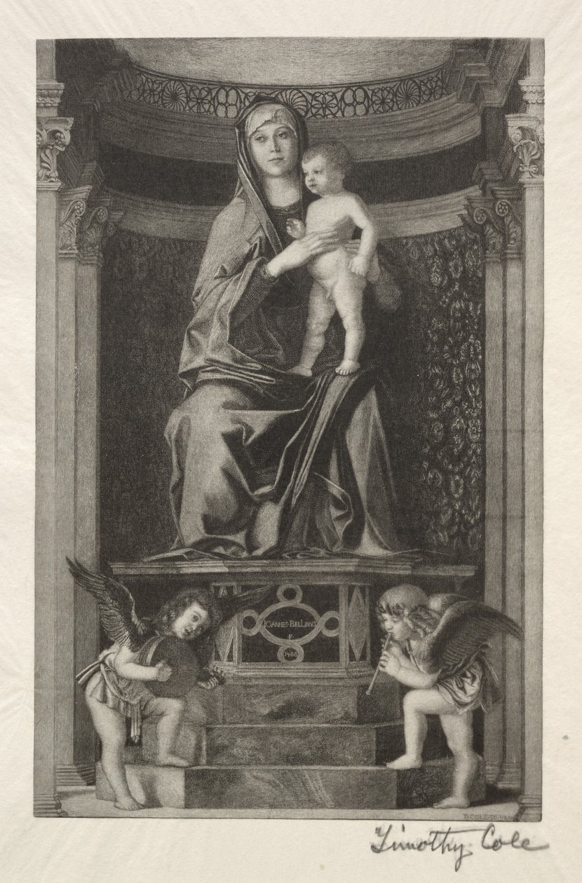 Gamle italienske mestere: Madonna og barn, 1888-1892. av Timothy Cole