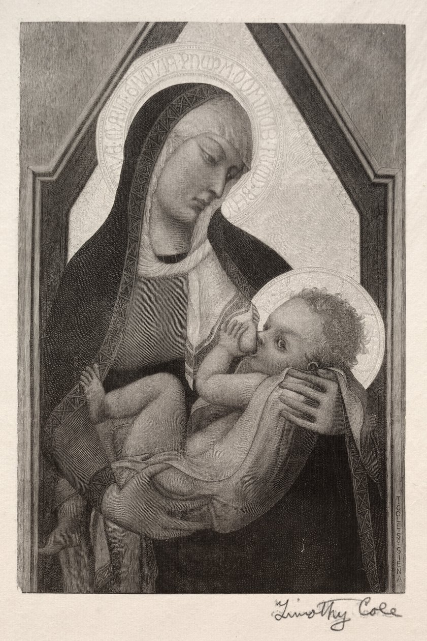 Gamle italienske mestere: Madonna og barn, 1888-1892. av Timothy Cole