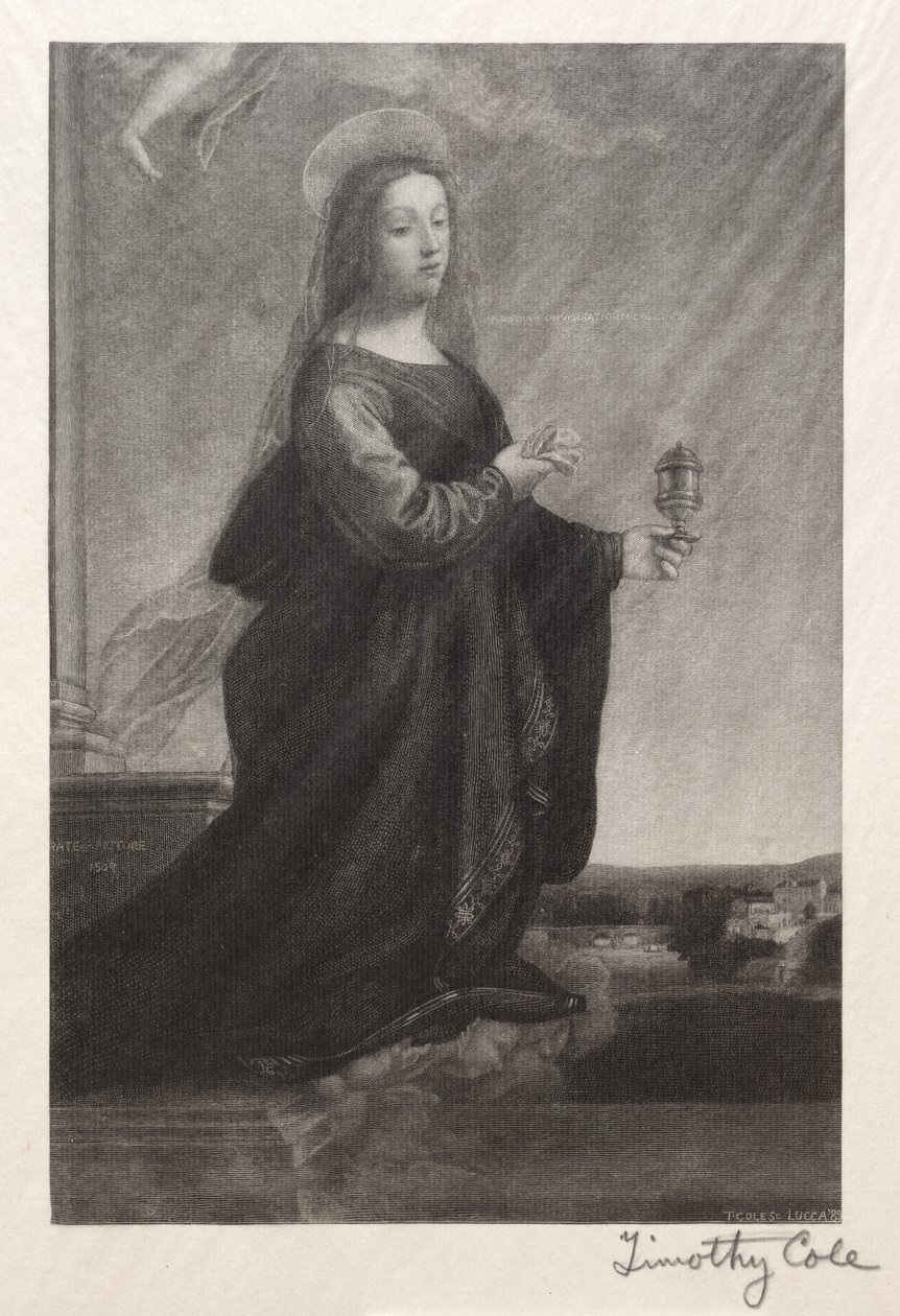 Gamle italienske mestere: Mary Magdalen, 1889. av Timothy Cole