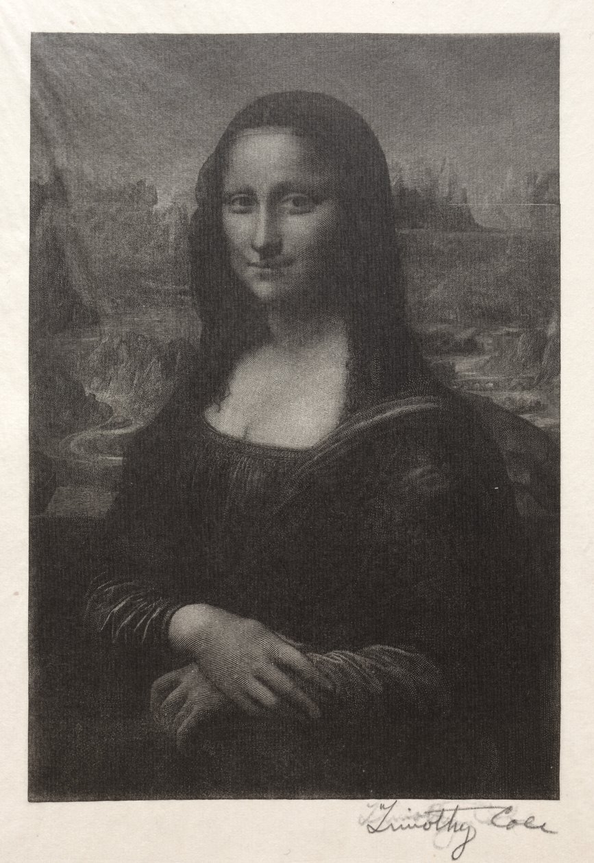 Gamle italienske mestere: Mona Lisa, 1888-1892. av Timothy Cole