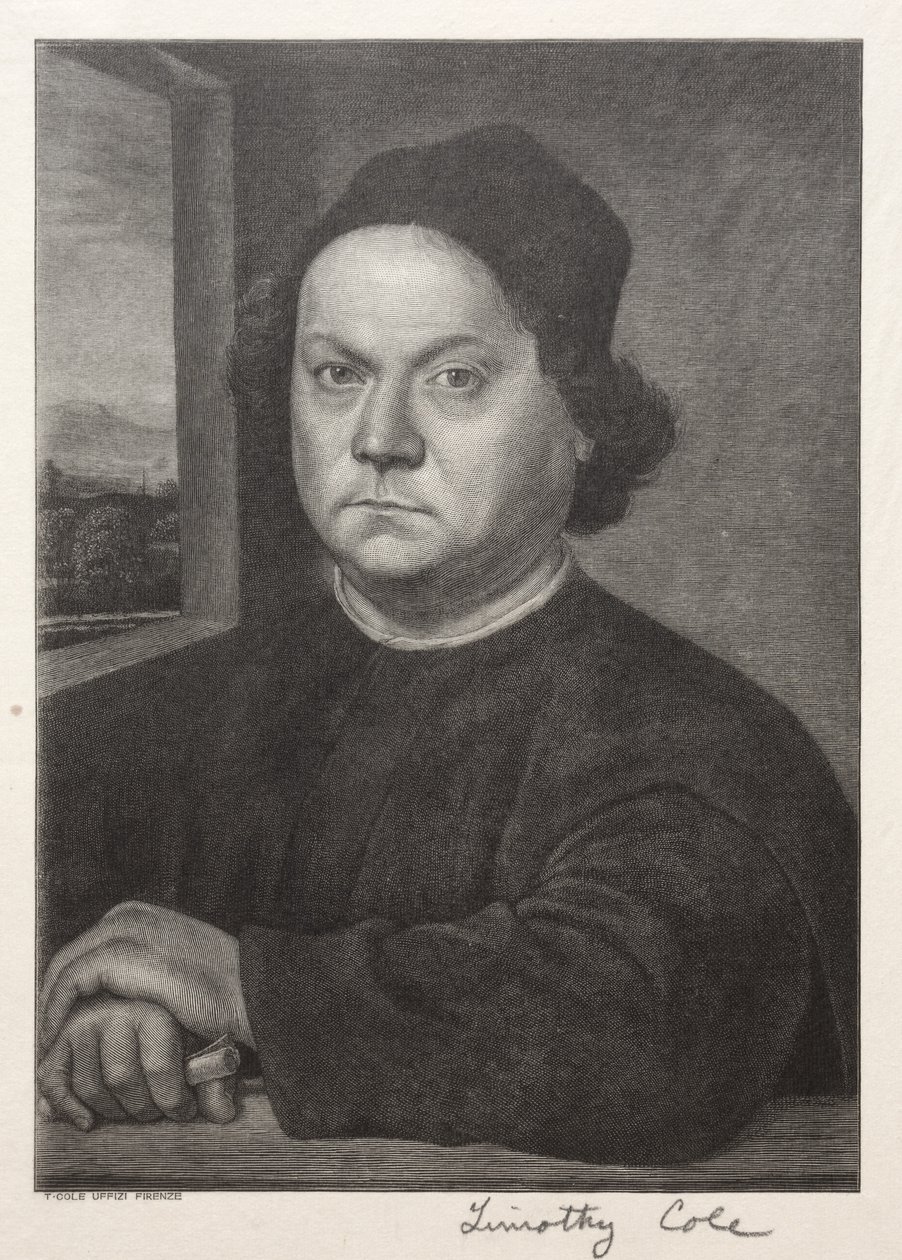 Gamle italienske mestere: Portrett av Andrea Verrocchio, 1888-1892. av Timothy Cole