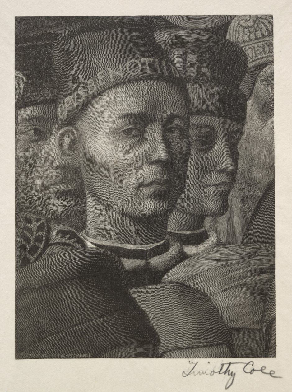 Gamle italienske mestere: Portrett av Benozzo Gozzoli, 1888-1892. av Timothy Cole